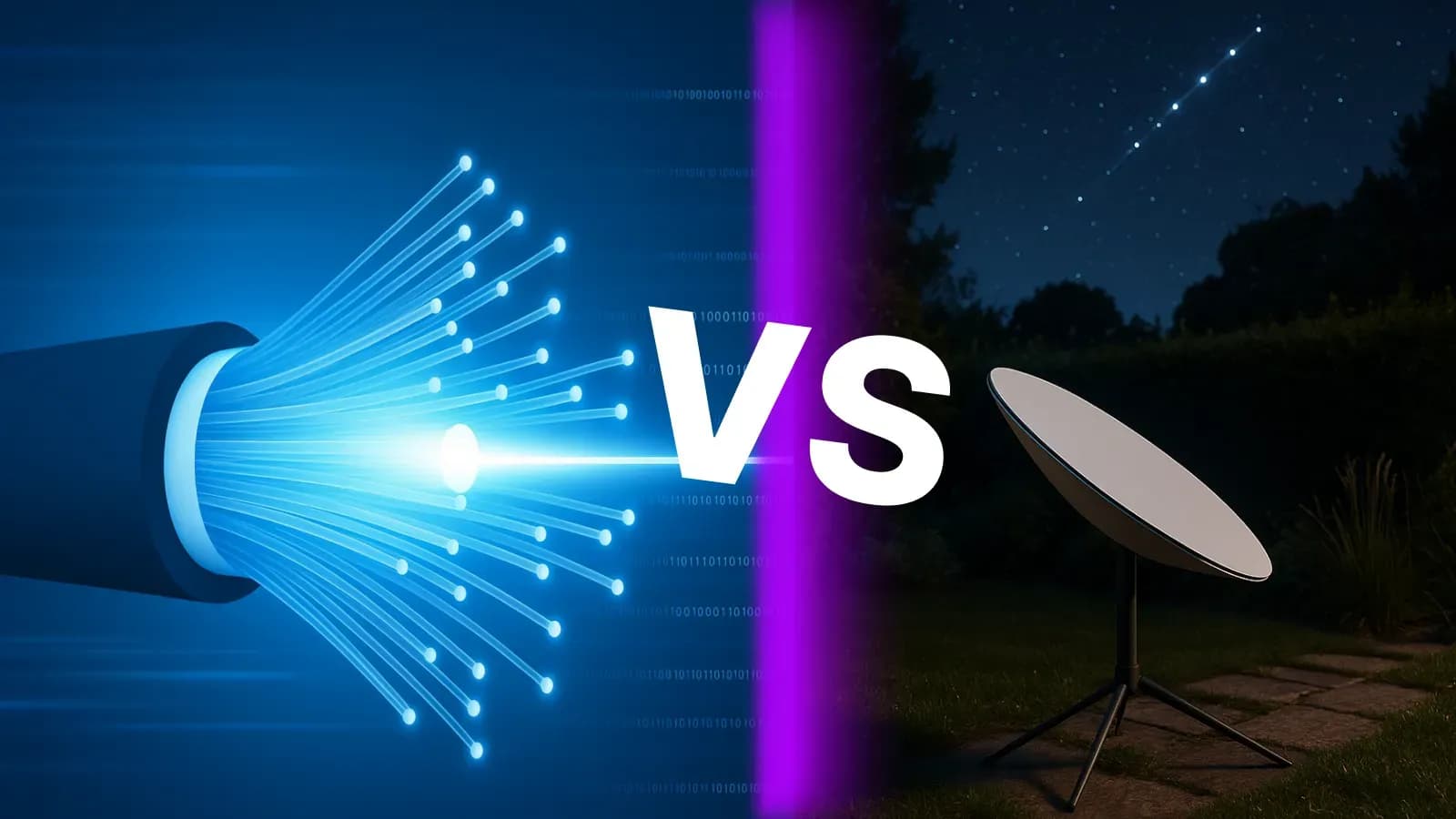 fibre otpique vs starlink