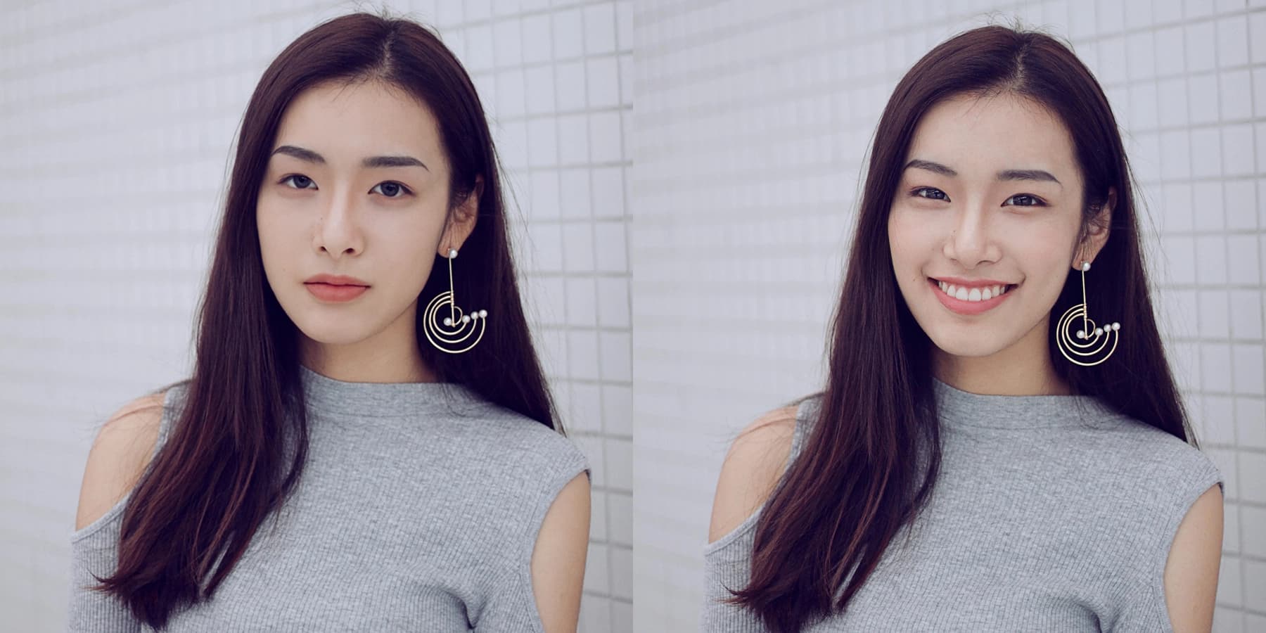 deux portraits de femme cote a cote 