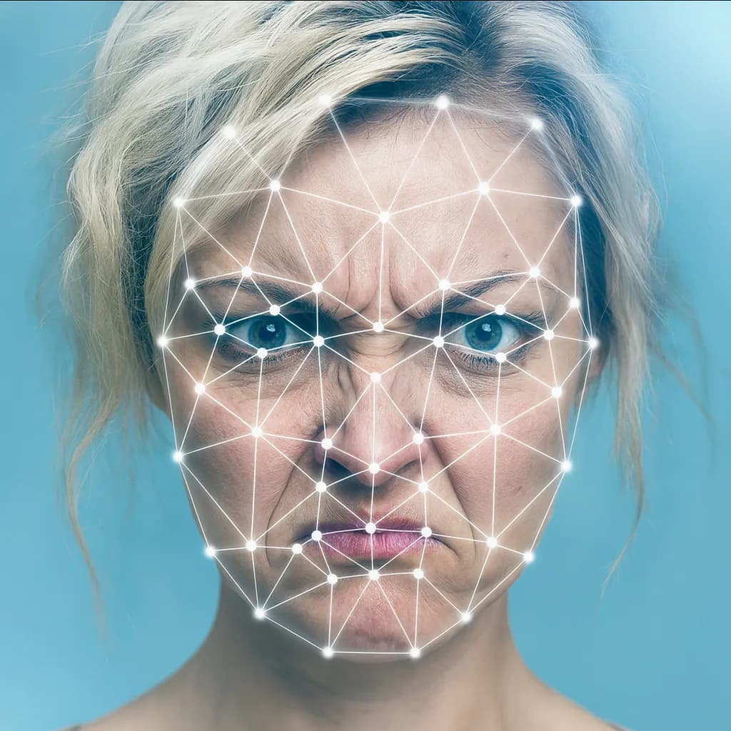 visage de femme modifié par ia 