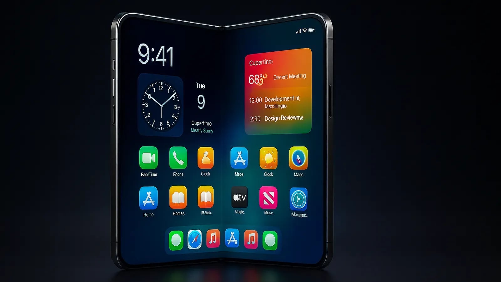 image d'un iphone fold