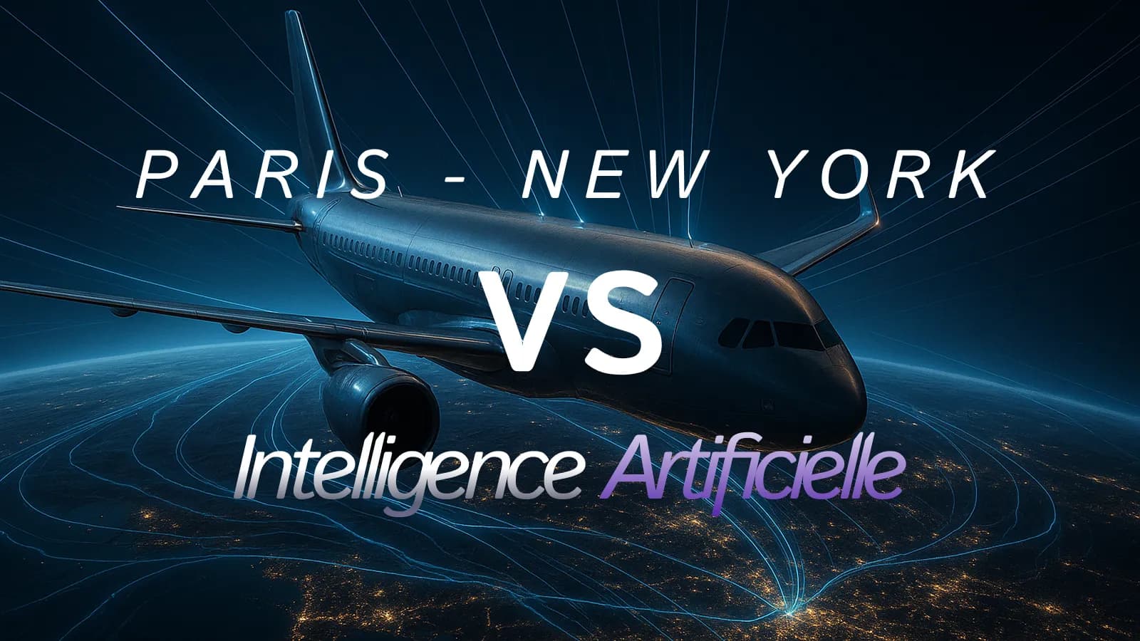 image d'un avion survolant le globe